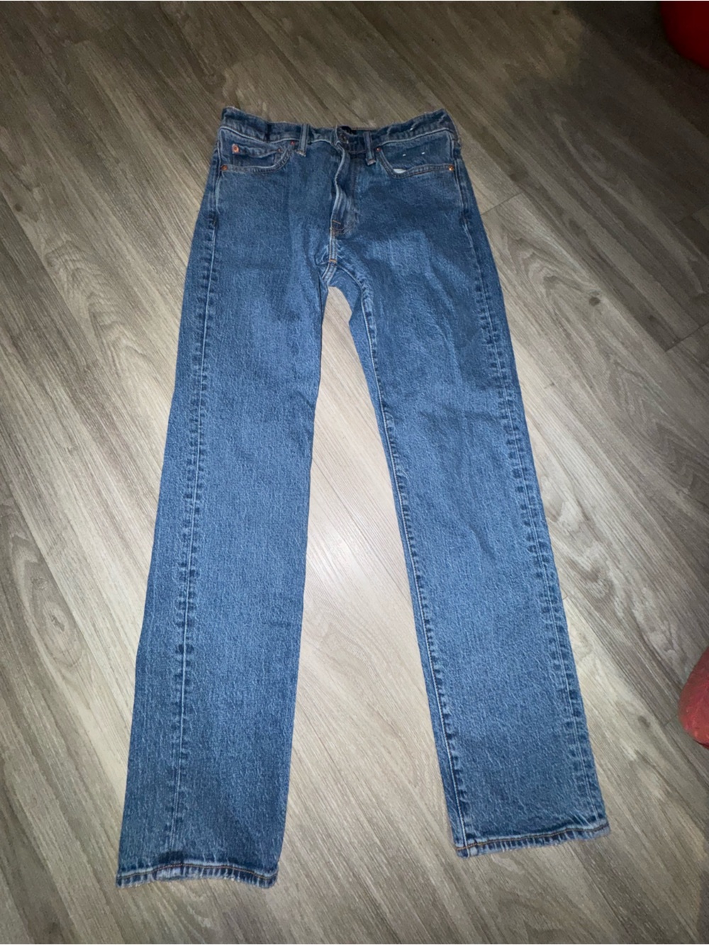 Abercrombie & Fitch Men's Straight Jeans - Blue Denim